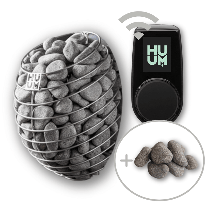 HUUM DROP 240V Electric Heater Package w/ UKU Wifi Controller and Stones
