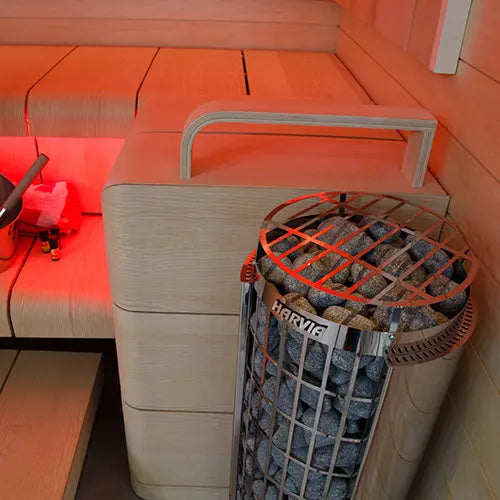 Harvia PC110E Cilindro Half Series 10.5kW Sauna Heater Harvia