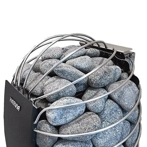 Harvia SP60E Spirit Series 6kW Sauna Heater, Black Harvia