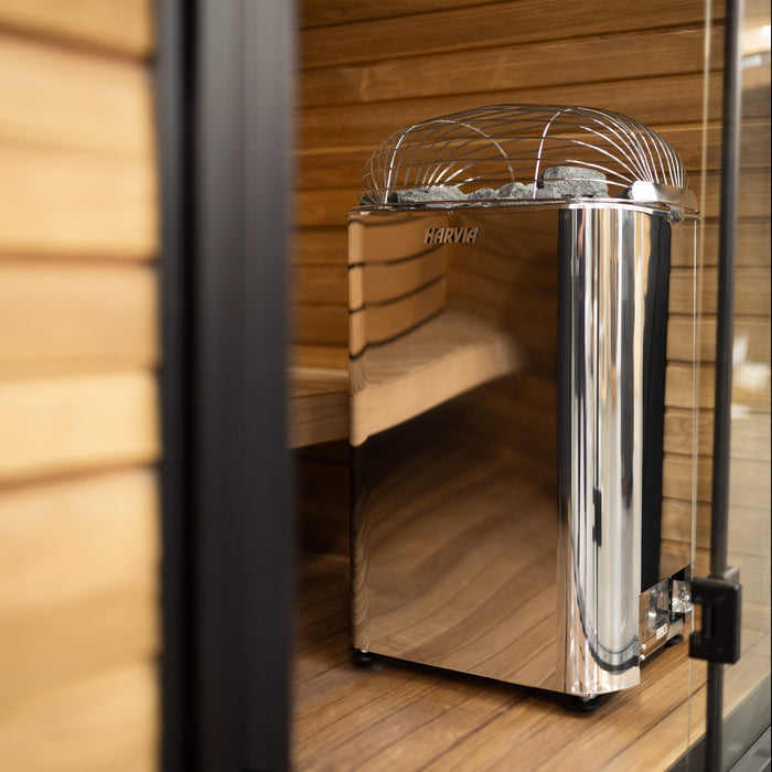 Harvia Club 240V/208V Electric Sauna Heater Package w/ Digital Controller and Wifi and Stones