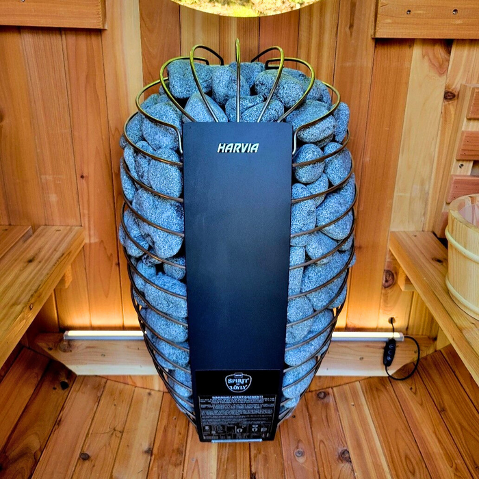 Harvia Spirit 240V Electric Heater Package w/ Digital Controller and Wifi and Stones
