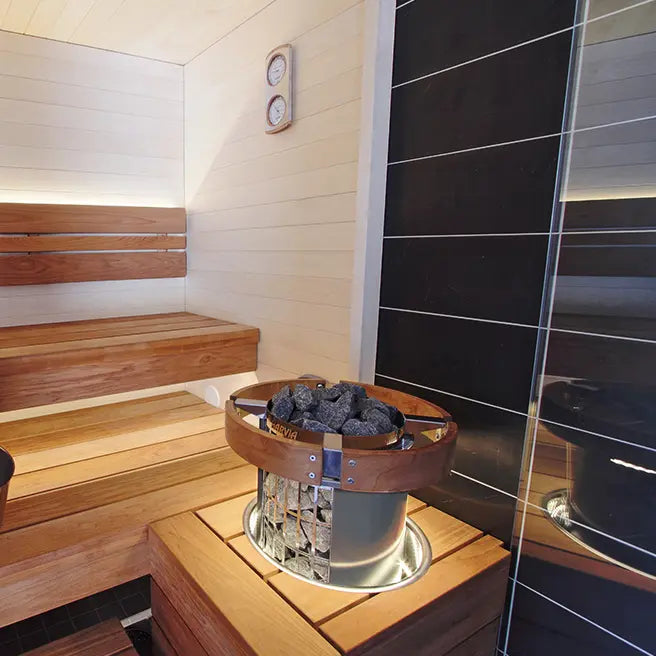 Harvia Cilindro PC90E Sauna Heater Package Harvia