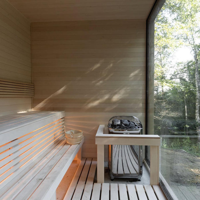 Harvia Club 240V/208V Electric Sauna Heater Package w/ Digital Controller and Wifi and Stones