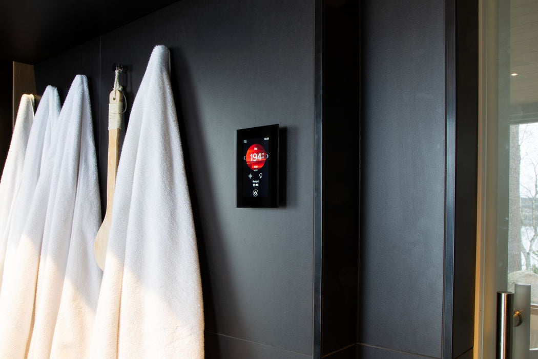 Harvia Fenix Digital Sauna Heater Control w/ WiFi and Power Unit and Temp/Humidity Sensor Kit | FX30-U1-U3-XC /  FX45-U1-U3-XC