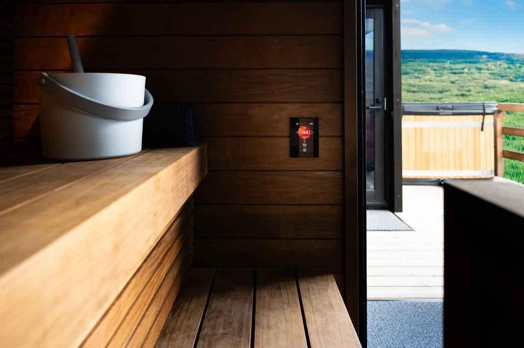 Harvia Fenix Digital Sauna Heater Control w/ WiFi and Power Unit and Temp/Humidity Sensor Kit | FX30-U1-U3-XC /  FX45-U1-U3-XC
