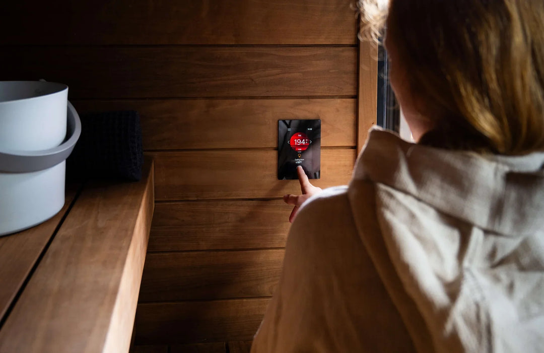 Harvia Fenix Digital Sauna Heater Control w/ WiFi and Power Unit and Temp/Humidity Sensor Kit | FX30-U1-U3-XC /  FX45-U1-U3-XC