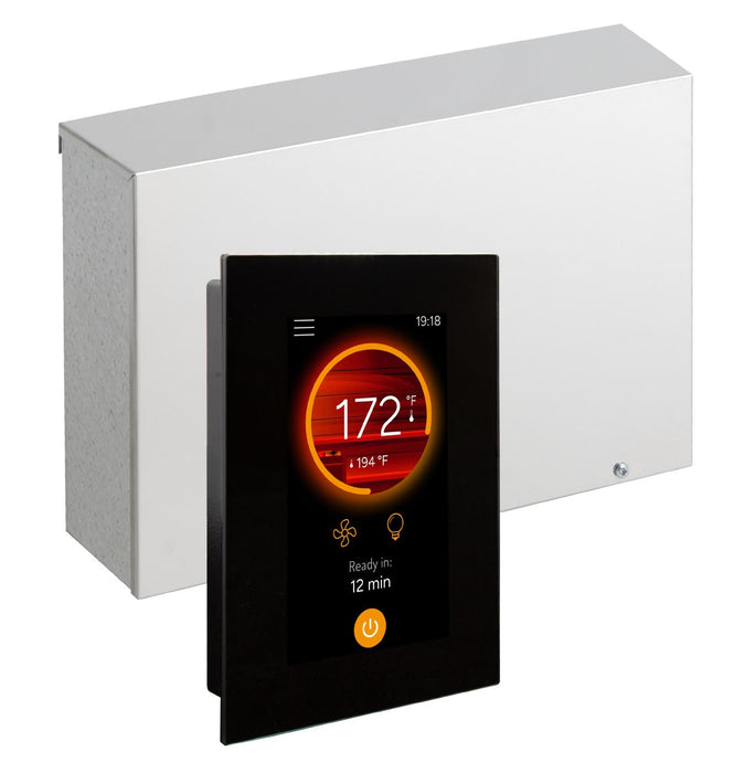 Harvia Fenix Digital Sauna Heater Control w/ WiFi and Power Unit and Temp/Humidity Sensor Kit | FX30-U1-U3-XC /  FX45-U1-U3-XC