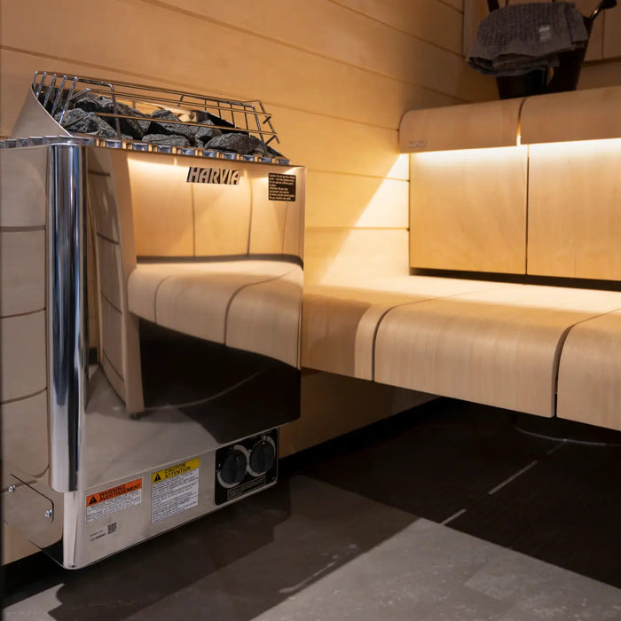 Harvia KIP60B 240V Electric Sauna Heater w/Built-in Controllers Harvia