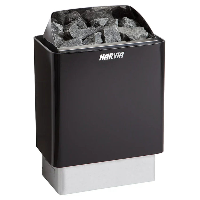 Harvia KIP 240V Electric Sauna Heater 6/8kW | Black Steel