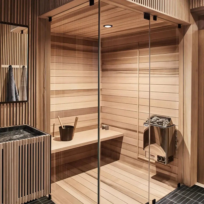 Harvia KIP 240V Electric Sauna Heater w/ Built-In Knob Controls 3/4.5/6/8kW Harvia