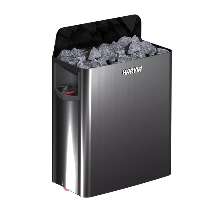 Harvia The Wall 6/8kW 240V Electric Sauna Heater w/ Built-In Knob Controls