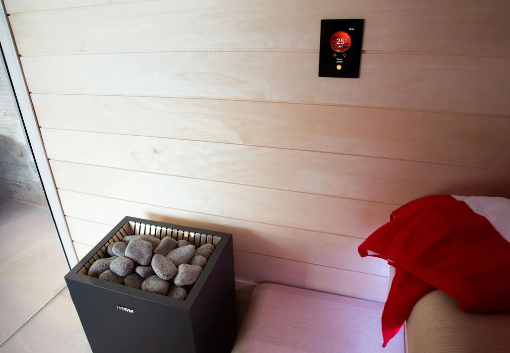 Harvia Fenix Digital Sauna Heater Control w/ WiFi and Power Unit and Temp/Humidity Sensor Kit | FX30-U1-U3-XC /  FX45-U1-U3-XC