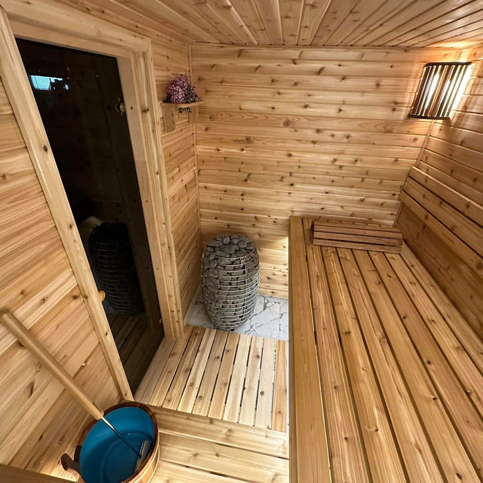 HUUM HIVE MINI 240V Electric Sauna Heater Package w/ UKU Wifi Controller and Stones