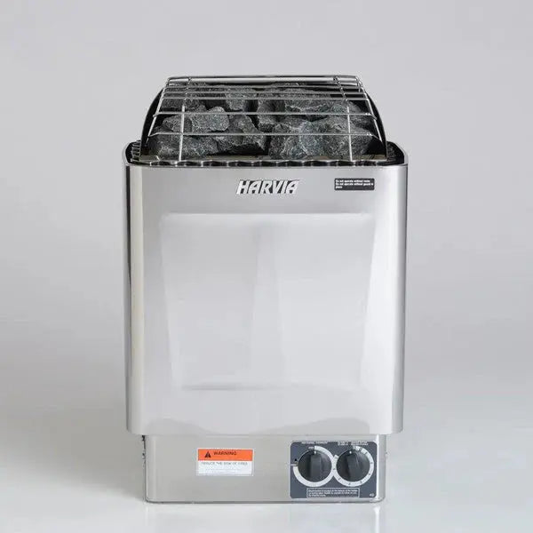 Harvia KIP60B 240V 6kW Electric Sauna Heater w/Built-in Controllers Harvia