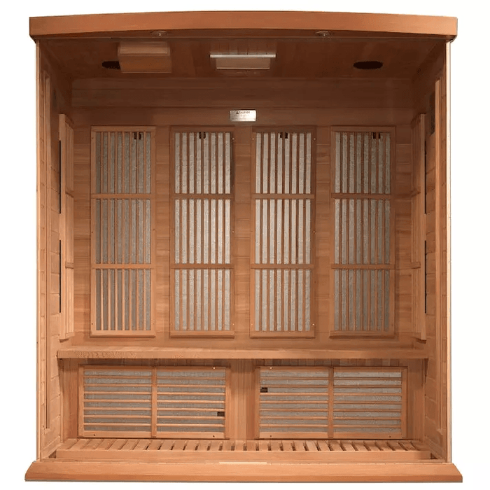 Maxxus 4-Person Near Zero EMF FAR Indoor Infrared Sauna + Red Light Therapy | MX-K406-01-ZF CED
