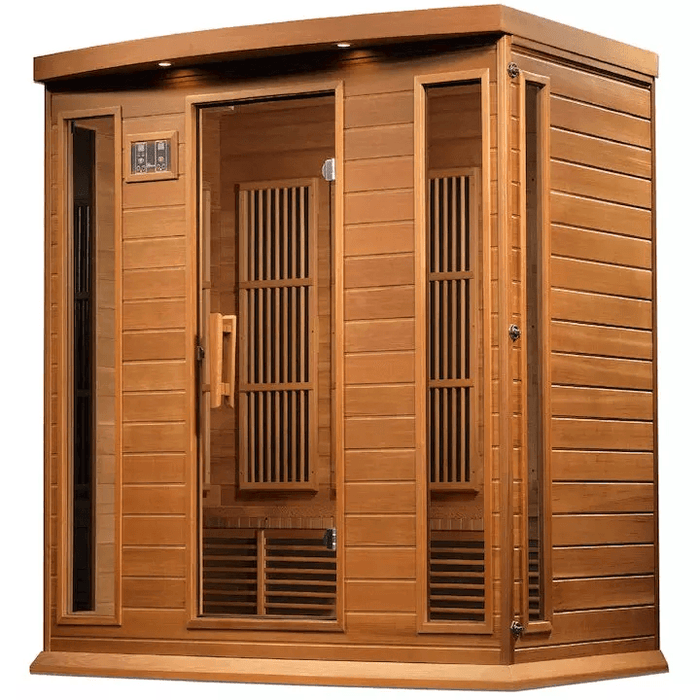 Maxxus 4-Person Near Zero EMF FAR Indoor Infrared Sauna + Red Light Therapy | MX-K406-01-ZF CED