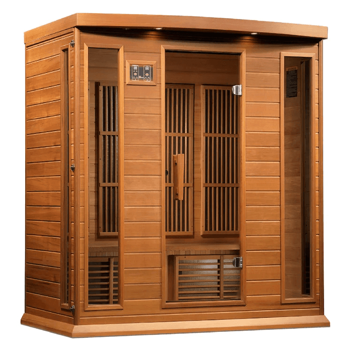 Maxxus 4-Person Near Zero EMF FAR Indoor Infrared Sauna + Red Light Therapy | MX-K406-01-ZF CED