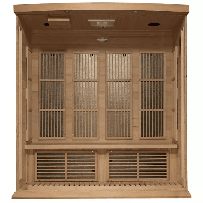 Maxxus 4-Person Near Zero EMF FAR Indoor Infrared Sauna + Red Light Therapy | MX-K406-01-ZF