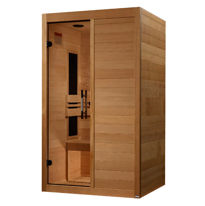 Maxxus S-Line 2-Person Ultra Low EMF FAR Indoor Infrared Sauna + Red Light Therapy | MX-S206-01 ELITE