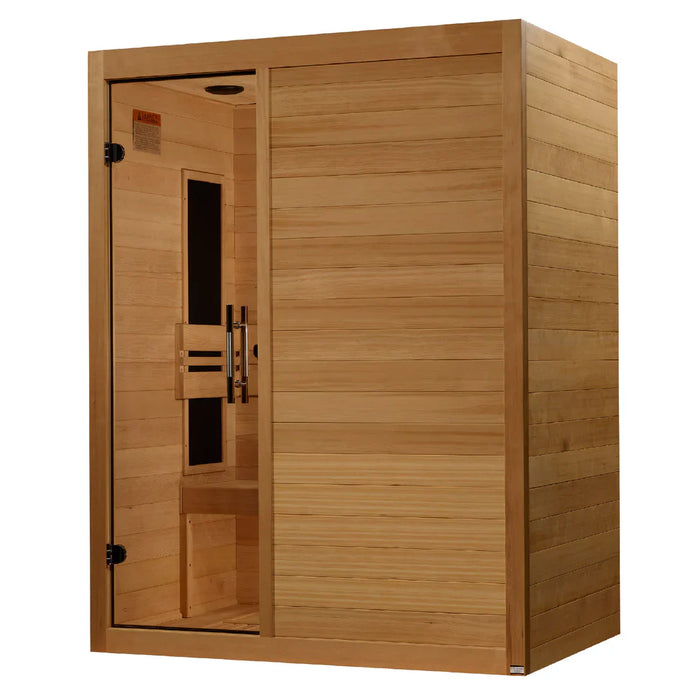 Maxxus S-Line 3-Person Ultra Low EMF FAR Indoor Infrared Sauna + Red Light Therapy | MX-S306-01 ELITE