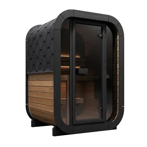 SaunaLife 2-Person CL3G Cube-Series Outdoor Home Sauna Saunalife