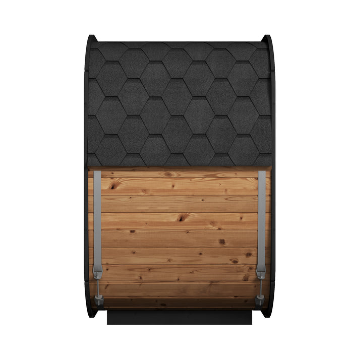 SaunaLife 3 Person 4.1' Long Outdoor Traditional Cube Sauna | Model CL4G