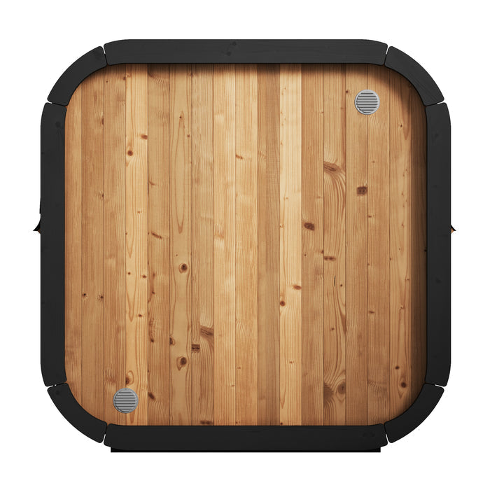 SaunaLife 3 Person 4.1' Long Outdoor Traditional Cube Sauna | Model CL4G