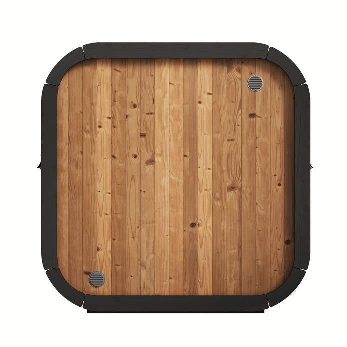SaunaLife 4 Person 4.6' Long Outdoor Traditional Cube Sauna | Model CL5G