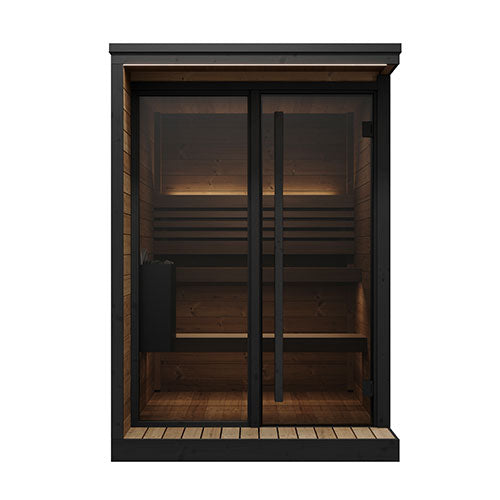 SaunaLife 4 Person Outdoor Traditional Sauna | Model GL4