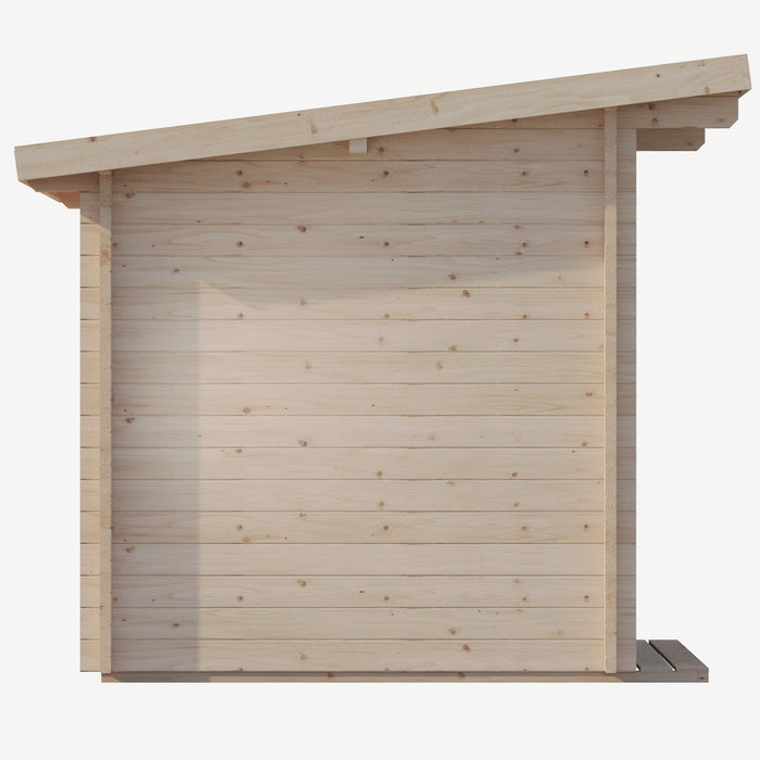 SaunaLife 6-Person Outdoor Traditional Cabin Sauna | Model G4