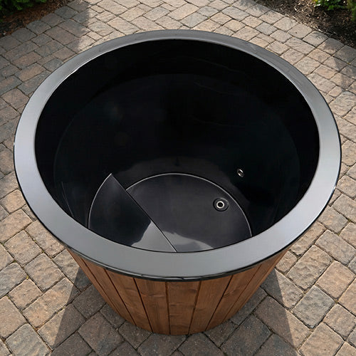 SaunaLife 1-Person Thermo-Pine Cold/Hot Plunge Tub w/ Water Chiller/Heater | Model S1N