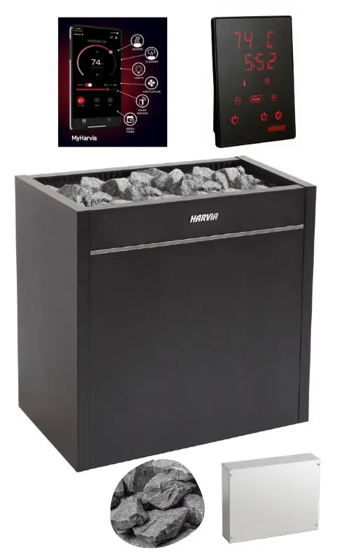 Harvia Virta Pro HL160E Electric Sauna Heater Package Harvia