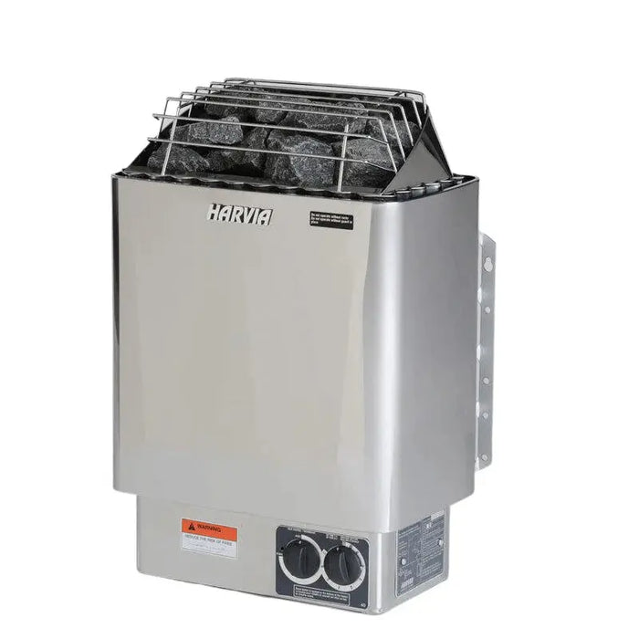 Harvia KIP 240V Electric Sauna Heater w/ Built-In Knob Controls 3/4.5/6/8kW Harvia