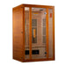 Maxxus Aspen Dual Tech 2-person Low EMF FAR Infrared Sauna Canadian Hemlock | MX-J206-02S Golden Designs