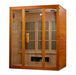 Maxxus Alpine Dual Tech 3 Person Low EMF FAR Infrared Sauna Canadian Hemlock | MX-J306-02S Golden Designs