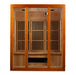 Maxxus Alpine Dual Tech 3 Person Low EMF FAR Infrared Sauna Canadian Hemlock | MX-J306-02S Golden Designs