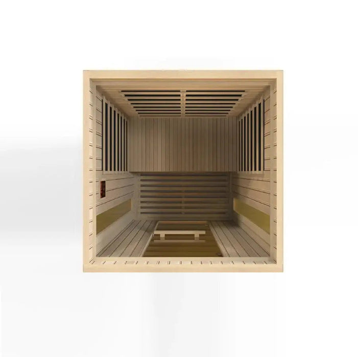Maxxus Serenity Dual Tech 2 Person Low EMF FAR Infrared Sauna | MX-LS2-01 Golden Designs
