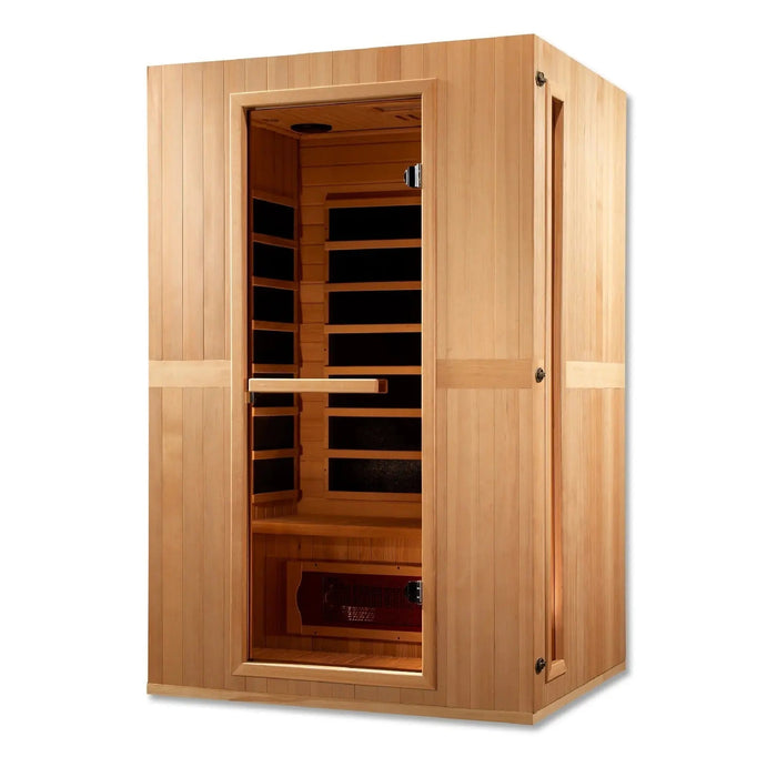 Maxxus Serenity Dual Tech 2 Person Low EMF FAR Infrared Sauna | MX-LS2-01 Golden Designs