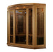 Maxxus 3 Person Capacity Corner Low EMF Far Infrared Sauna Canadian Red Cedar | MX-K356-01 Golden Designs