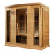 Maxxus 4-Person Low EMF FAR Infrared Sauna Canadian Red Cedar | MX-K406-01-CED Golden Designs