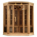 Maxxus 3-Person Corner Near Zero EMF FAR Infrared Sauna | MX-K356-01-ZF Golden Designs