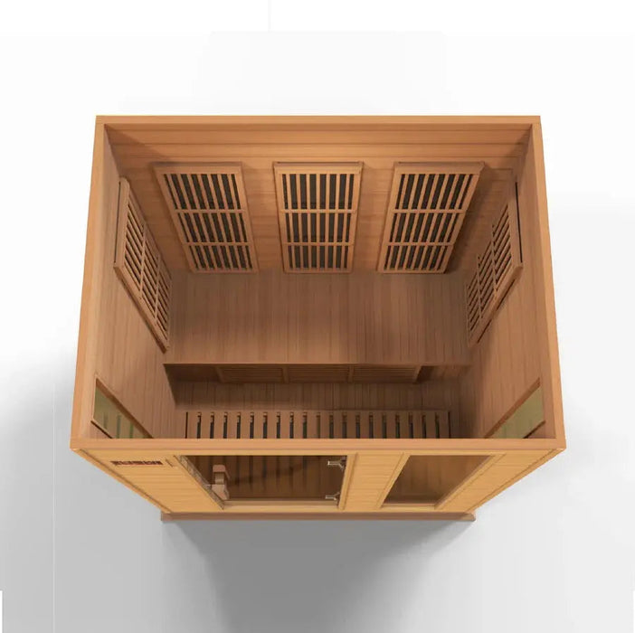 Maxxus Montilemar Edition 3-Person Near Zero EMF FAR Infrared Sauna | MX-K306-01-ZF CED Golden Designs
