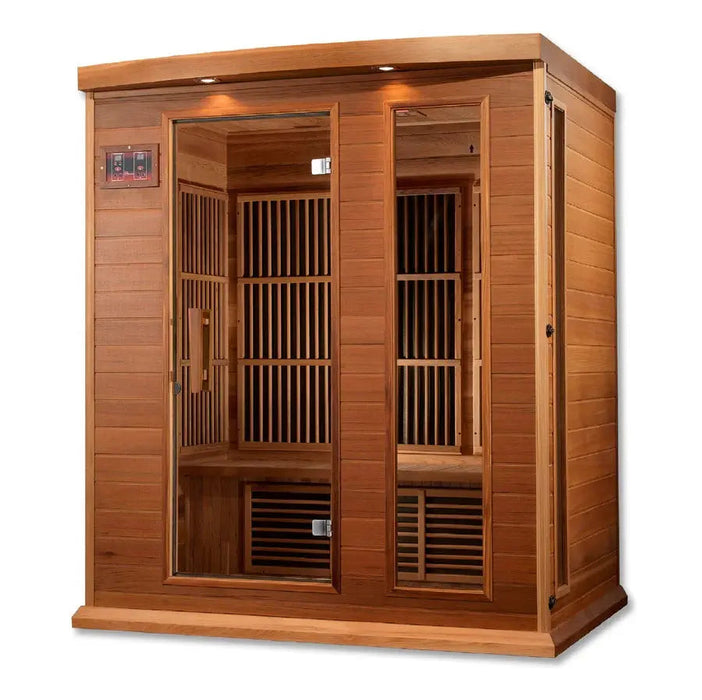 Maxxus Montilemar Edition 3-Person Near Zero EMF FAR Infrared Sauna | MX-K306-01-ZF CED Golden Designs