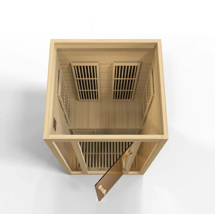 Maxxus Seattle 2 Person Near Zero EMF FAR Infrared Sauna | MX-J206-01-ZF Golden Designs