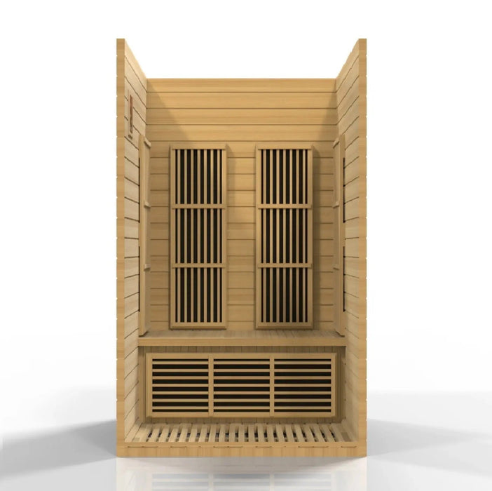 Maxxus Seattle 2 Person Near Zero EMF FAR Infrared Sauna | MX-J206-01-ZF Golden Designs