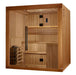 Golden Designs Osla 6-Person Indoor Sauna & Harvia Traditional Electric Heater Kit | GDI-7689-02 Golden Designs