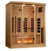 Golden Designs Reserve Edition 4-Person Full Spectrum Near Zero EMF FAR Infrared Sauna w/ Himalayan Salt Bar | GDI-8040-03 Golden Designs
