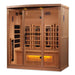 Golden Designs 4-Person Infrared Sauna Reserve Edition Full Spectrum with Himalayan Salt Bar | GDI-8040-02 Golden Designs