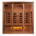 Golden Designs 4-Person Infrared Sauna Reserve Edition Full Spectrum with Himalayan Salt Bar | GDI-8040-02 Golden Designs