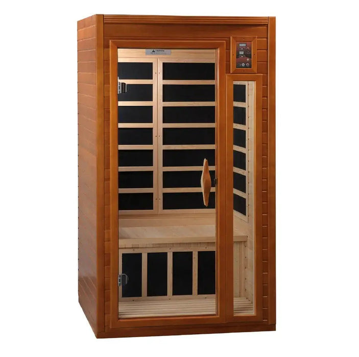 Dynamic Barcelona 1-2-person Low EMF FAR Infrared Sauna | DYN-6106-01 Golden Designs